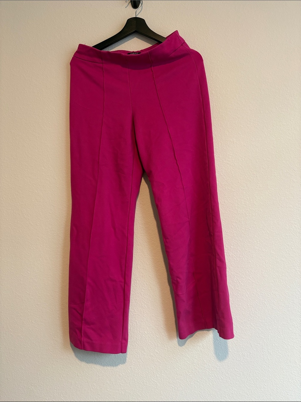 Jones New York Fuchsia Wide-Leg Pants